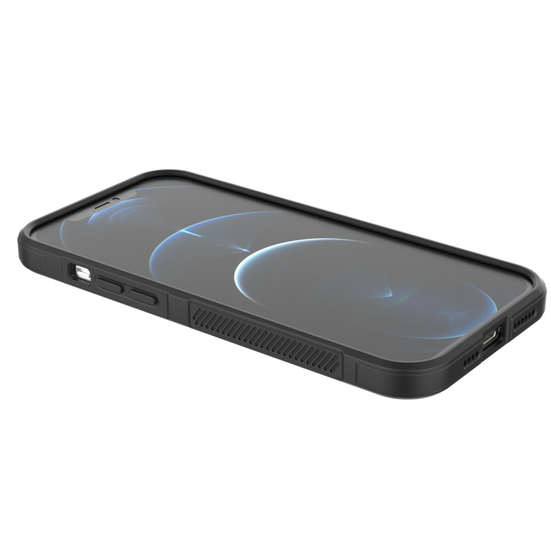 Magic Shield Case iPhone 12 Pro Max, lankstus, šarvuotas dangtelis, tamsiai mėlynas