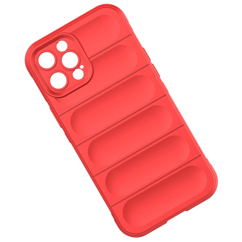 Magic Shield Case iPhone 12 Pro Max, lankstus, šarvuotas dangtelis, tamsiai mėlynas