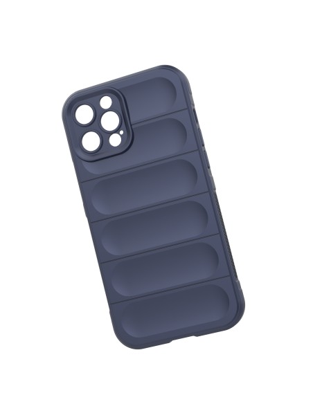 Magic Shield Case iPhone 12 Pro Max, lankstus, šarvuotas dangtelis, tamsiai mėlynas Magic Shield Case iPhone 12 Pro Max, lankstus, šarvuotas dangtelis, tamsiai mėlynas