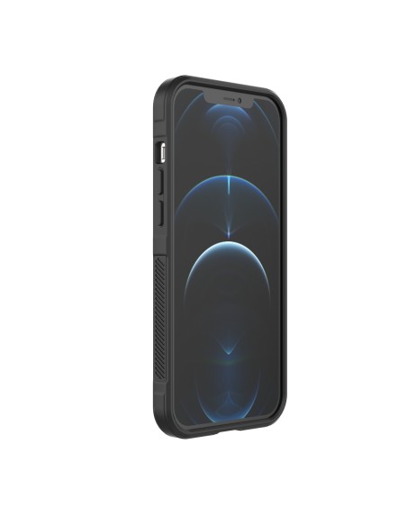 Magic Shield Case iPhone 12 Pro Max, lankstus, šarvuotas dangtelis, tamsiai mėlynas Magic Shield Case iPhone 12 Pro Max, lankstus, šarvuotas dangtelis, tamsiai mėlynas