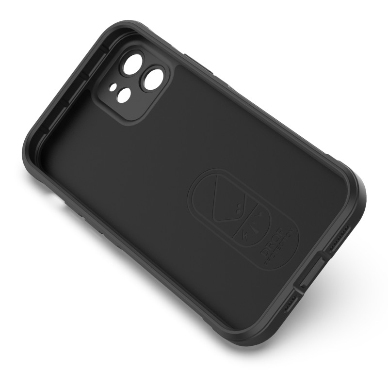 Magic Shield Case dėklas iPhone 13, lankstus, šarvuotas dangtelis, tamsiai mėlynas