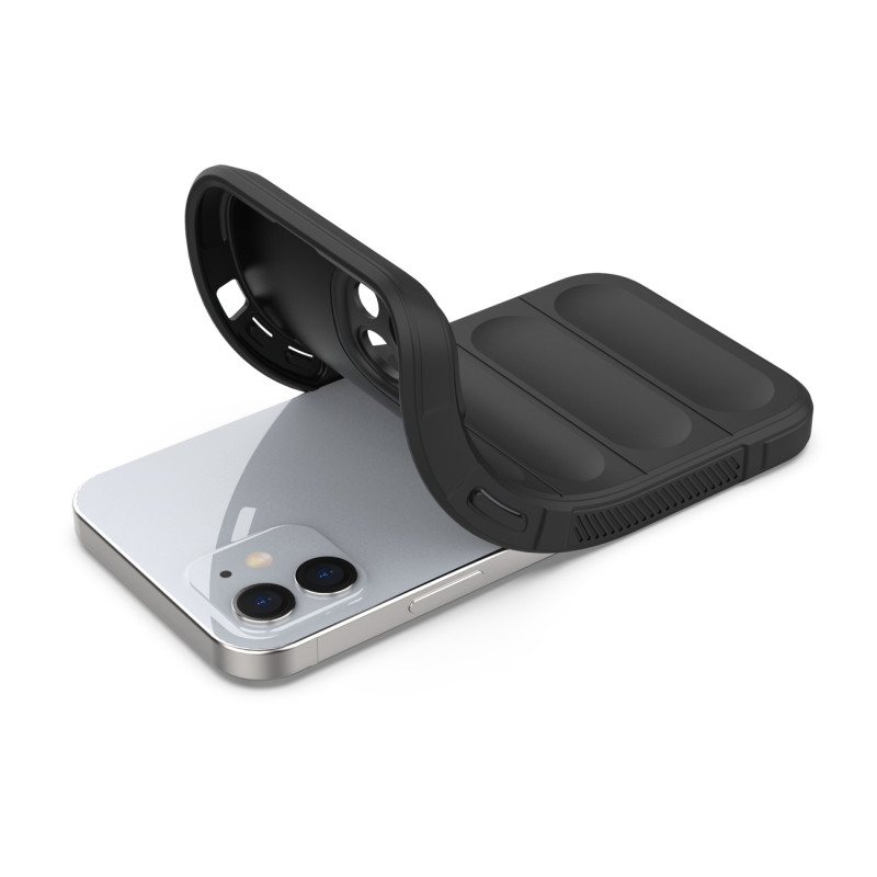 Magic Shield Case dėklas iPhone 13, lankstus, šarvuotas dangtelis, tamsiai mėlynas