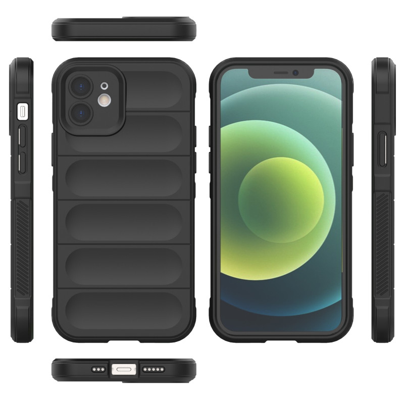 Magic Shield Case dėklas iPhone 13, lankstus, šarvuotas dangtelis, tamsiai mėlynas