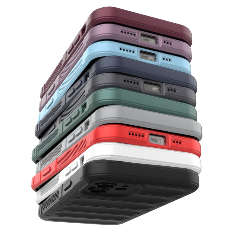 Magic Shield Case dėklas iPhone 13, lankstus, šarvuotas dangtelis, tamsiai mėlynas
