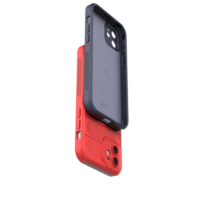 Magic Shield Case dėklas iPhone 13, lankstus, šarvuotas dangtelis, tamsiai mėlynas