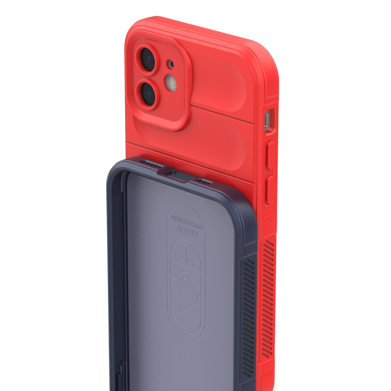 Magic Shield Case dėklas iPhone 13, lankstus, šarvuotas dangtelis, tamsiai mėlynas