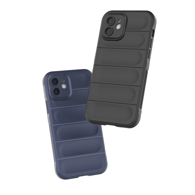 Magic Shield Case dėklas iPhone 13, lankstus, šarvuotas dangtelis, tamsiai mėlynas