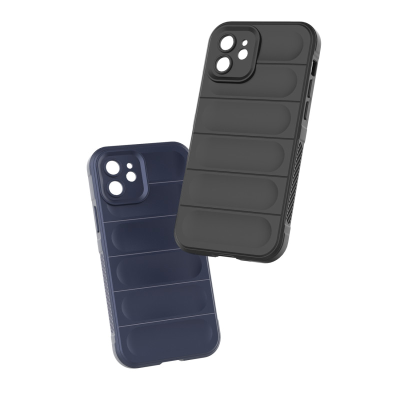 Magic Shield Case dėklas iPhone 13, lankstus, šarvuotas dangtelis, tamsiai mėlynas