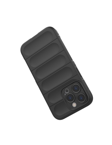 Magic Shield Case dėklas skirtas iPhone 13 Pro, lankstus, šarvuotas dangtelis, juodas Magic Shield Case dėklas skirtas iPhone 13 Pro, lankstus, šarvuotas dangtelis, juodas