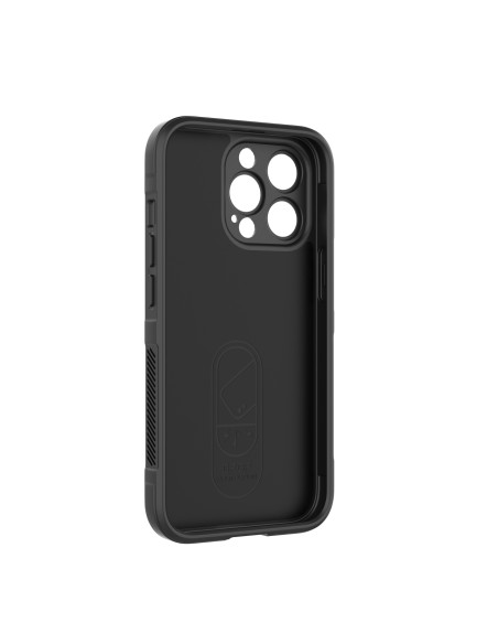 Magic Shield Case dėklas skirtas iPhone 13 Pro, lankstus, šarvuotas dangtelis, juodas Magic Shield Case dėklas skirtas iPhone 13 Pro, lankstus, šarvuotas dangtelis, juodas