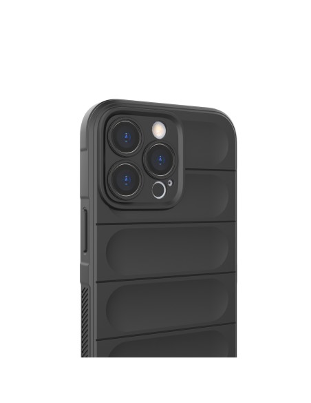 Magic Shield Case dėklas skirtas iPhone 13 Pro, lankstus, šarvuotas dangtelis, juodas Magic Shield Case dėklas skirtas iPhone 13 Pro, lankstus, šarvuotas dangtelis, juodas