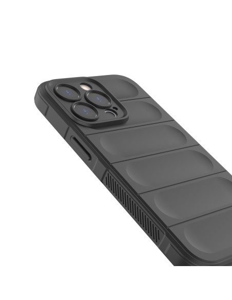 Magic Shield Case dėklas skirtas iPhone 13 Pro, lankstus, šarvuotas dangtelis, juodas Magic Shield Case dėklas skirtas iPhone 13 Pro, lankstus, šarvuotas dangtelis, juodas