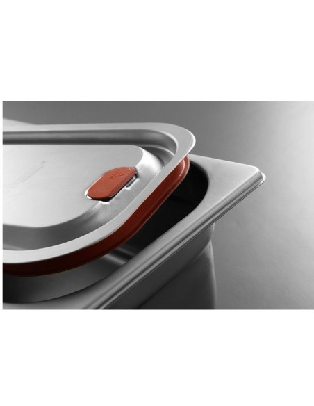 Dangtis GN su silikonine tarpine GN 1/4 - Hendi 804049