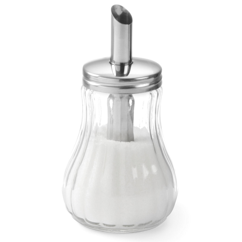 Stiklinis cukraus dubuo su cukraus dozatoriumi sk. 80 mm 200 ml - Hendi 452400