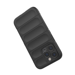 Magic Shield Case iPhone 13 Pro, lankstus, šarvuotas dangtelis, tamsiai mėlynas