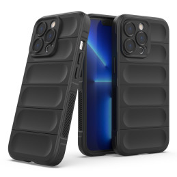 Magic Shield Case iPhone 13 Pro, lankstus, šarvuotas dangtelis, tamsiai mėlynas