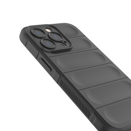 Magic Shield Case iPhone 13 Pro, lankstus, šarvuotas dangtelis, tamsiai mėlynas