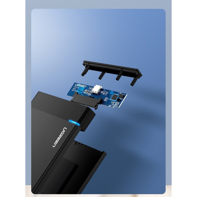 HDD SSD disko korpusas SATA 2.5'' USB 3.2 Gen 1