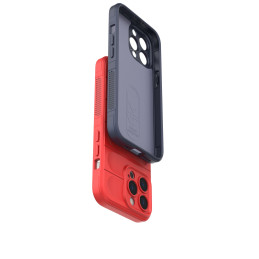 Magic Shield Case iPhone 13 Pro, lankstus, šarvuotas dangtelis, tamsiai mėlynas