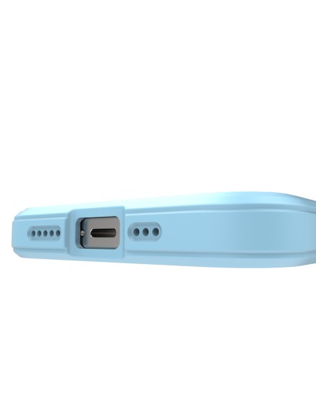 Magic Shield Case dėklas skirtas iPhone 13 Pro, lankstus šarvuotas dangtelis, šviesiai mėlynas