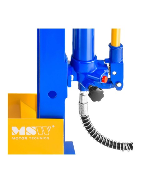 Dirbtuvių hidraulinis presas 10T 617 bar MSW WP-10T Dirbtuvių hidraulinis presas 10T 617 bar MSW WP-10T