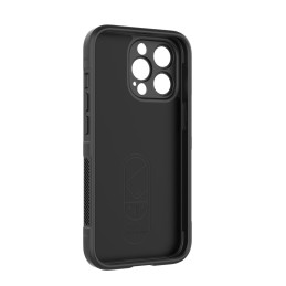 Magic Shield Case iPhone 13 Pro Max, lankstus, šarvuotas dangtelis, juodas