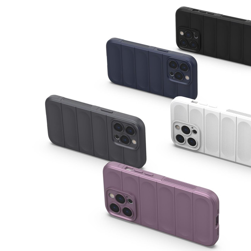 Magic Shield Case iPhone 13 Pro Max, lankstus, šarvuotas dangtelis, juodas