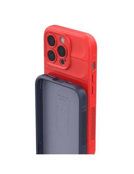 Magic Shield Case iPhone 13 Pro Max, lankstus, šarvuotas dangtelis, juodas