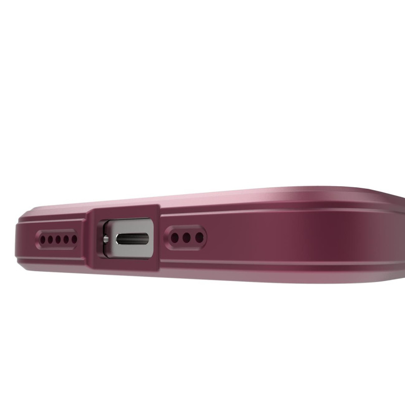 Magic Shield Case dėklas, skirtas iPhone 13 Pro Max, lankstus šarvuotas dangtelis, bordo spalvos