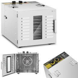 Pramoninis maisto džiovintuvas Žolelės Vaisiai Grybai 10 Tinklelių 1000W