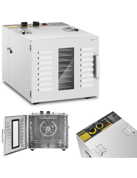 Pramoninis maisto džiovintuvas Žolelės Vaisiai Grybai 10 Tinklelių 1000W Pramoninis maisto džiovintuvas Žolelės Vaisiai Grybai 10 Tinklelių 1000W