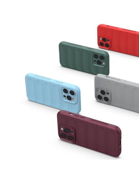 Magic Shield Case iPhone 13 Pro Max, lankstus, šarvuotas dangtelis, tamsiai mėlynas