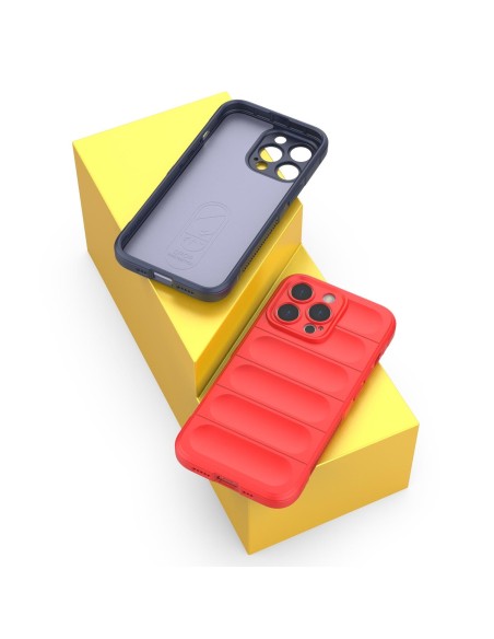 Magic Shield Case dėklas skirtas iPhone 13 Pro Max, lankstus šarvuotas dangtelis, šviesiai mėlynas