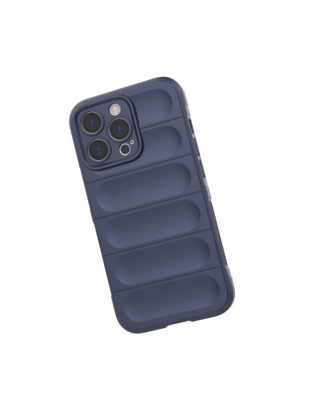 Magic Shield Case dėklas skirtas iPhone 13 Pro Max, lankstus šarvuotas dangtelis, šviesiai mėlynas