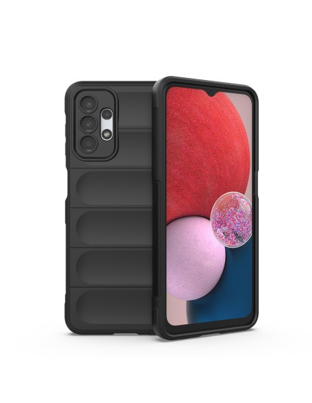 Magic Shield Case dėklas, skirtas Samsung Galaxy A13 5G lankstus šarvuotas dangtelis juodas