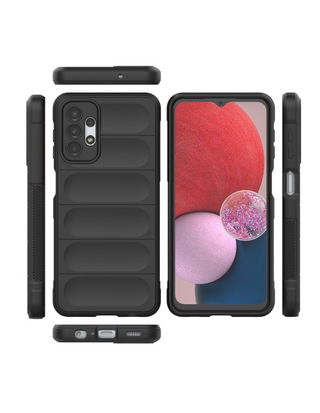 Magic Shield Case dėklas, skirtas Samsung Galaxy A13 5G lankstus šarvuotas dangtelis juodas
