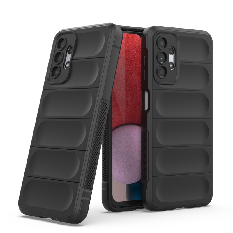 Magic Shield Case dėklas, skirtas Samsung Galaxy A13 5G lankstus šarvuotas dangtelis juodas