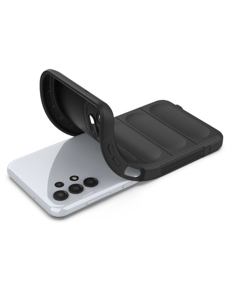 Magic Shield Case dėklas, skirtas Samsung Galaxy A13 5G lankstus šarvuotas dangtelis juodas