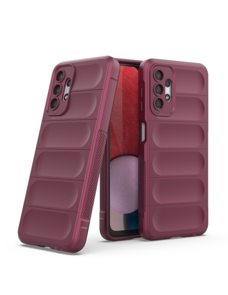 Magic Shield Case Samsung Galaxy A13 5G, lankstus šarvuotas dangtelis, bordo spalvos Magic Shield Case Samsung Galaxy A13 5G, lankstus šarvuotas dangtelis, bordo spalvos