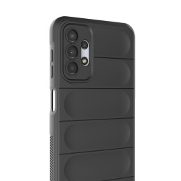 Magic Shield Case Samsung Galaxy A13 5G, lankstus šarvuotas dangtelis, bordo spalvos