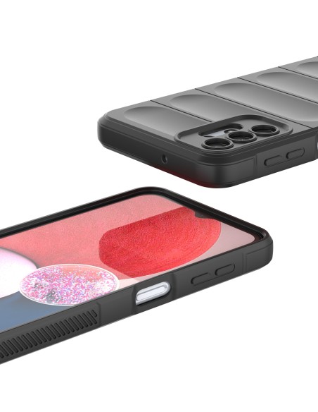 Magic Shield Case Samsung Galaxy A13 5G, lankstus šarvuotas dangtelis, bordo spalvos Magic Shield Case Samsung Galaxy A13 5G, lankstus šarvuotas dangtelis, bordo spalvos
