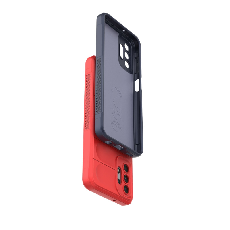 Magic Shield Case Samsung Galaxy A13 5G, lankstus šarvuotas dangtelis, bordo spalvos