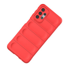 Magic Shield Case Samsung Galaxy A13 5G, lankstus šarvuotas dangtelis, bordo spalvos