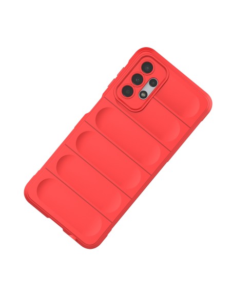 Magic Shield Case Samsung Galaxy A13 5G, lankstus šarvuotas dangtelis, bordo spalvos Magic Shield Case Samsung Galaxy A13 5G, lankstus šarvuotas dangtelis, bordo spalvos