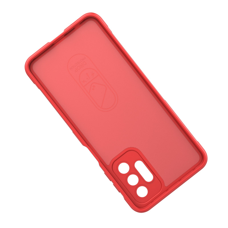 Magic Shield Case Samsung Galaxy A13 5G, lankstus šarvuotas dangtelis, bordo spalvos