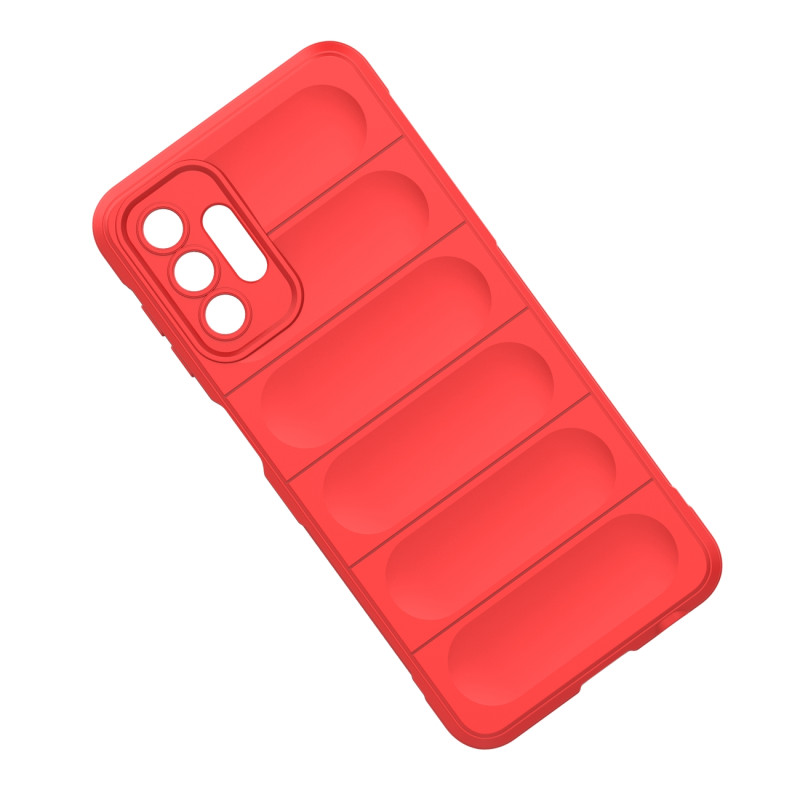 Magic Shield Case Samsung Galaxy A13 5G, lankstus šarvuotas dangtelis, bordo spalvos