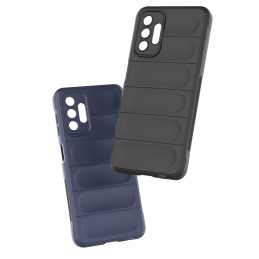 Magic Shield Case Samsung Galaxy A13 5G, lankstus šarvuotas dangtelis, bordo spalvos