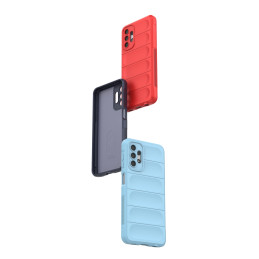 Magic Shield Case Samsung Galaxy A13 5G, lankstus šarvuotas dangtelis, bordo spalvos