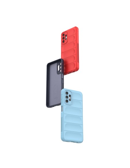 Magic Shield Case Samsung Galaxy A13 5G, lankstus šarvuotas dangtelis, bordo spalvos Magic Shield Case Samsung Galaxy A13 5G, lankstus šarvuotas dangtelis, bordo spalvos