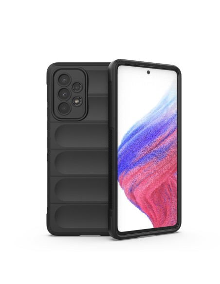 Magic Shield Case dėklas Samsung Galaxy A53 5G lankstus šarvuotas dangtelis juodas Magic Shield Case dėklas Samsung Galaxy A53 5G lankstus šarvuotas dangtelis juodas